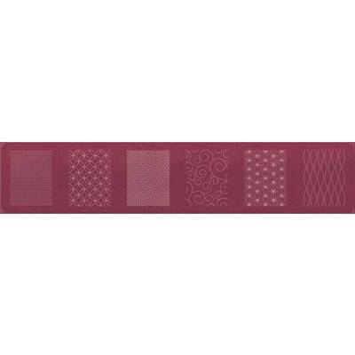 LOT DE 3 KITS OLYMPUS TISSU SASHIKO IMPRIME POUR RAPIECAGE - ROUGE