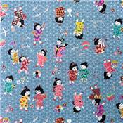 TISSU JAPONAIS NAKA FABRICS - 2000-72D - 100% COTON - 110 CM
