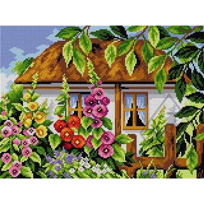 CANEVAS ANTIQUE 30 X 40 CM - JARDIN DE CAMPAGNE