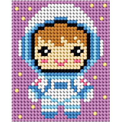 KIT DEMI-POINT ENFANT 17 X 20,5 CM - PETIT ASTRONAUTE KAWAI