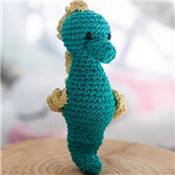 KIT AMIGURUMI HOOOKED - BUBBLES L'HIPPOCAMPE - LAGOON