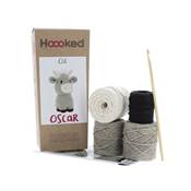 KIT AMIGURUMI HOOOKED - OSCAR LE PETIT VEAU - TAUPE