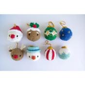 KIT AMIGURUMI HOOOKED - BOULES DE NOEL