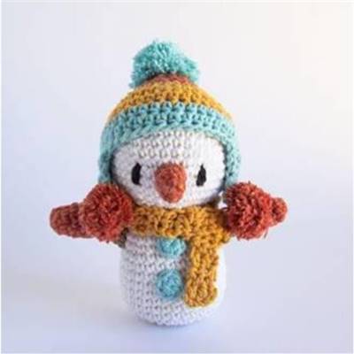 KIT AMIGURUMI HOOOKED - BONHOMME DE NEIGE