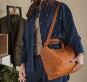 MINI SHOPPER POUR LE TRICOT ET LE CROCHET MUUD - HIBA - WHISKY