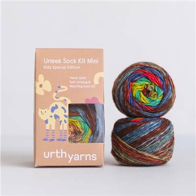 KIT CHAUSSETTES ENFANTS - UNEEK SOCK MINI - 2 X 30 G - URTH YARNS