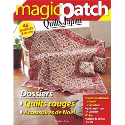 MAGIC PATCH QUILTS JAPAN - QUILTS ROUGES ET ACCESSOIRES NOEL