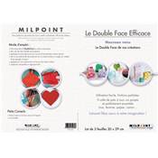 LE DOUBLE-FACE EFFICACE - LOT DE 3 FEUILLES 29 X 20 CM