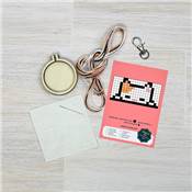 MINI KIT POINT DE CROIX - ON EST FELINS POUR L'AUTRE