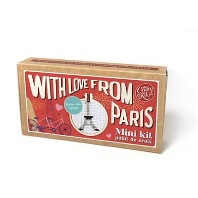 MINI KIT POINT DE CROIX - WITH LOVE FROM PARIS