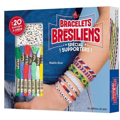 COFFRET BRACELETS BRESILIENS SPECIAL SUPPORTERS + DE 20 BRACELETS 