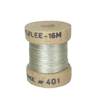 SOIE PERLEE - COL 401 - BOBINE BOIS DE 16 METRES