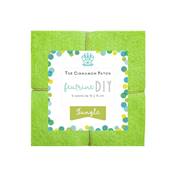 PACK JUNGLE 9 COLORIS DE FEUTRINE 15x15cm EN CAMAIEUX