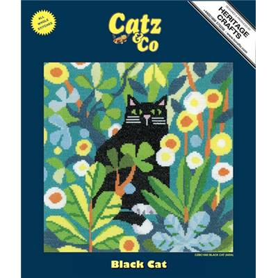 KIT POINT DE CROIX BLACK CAT (A) 