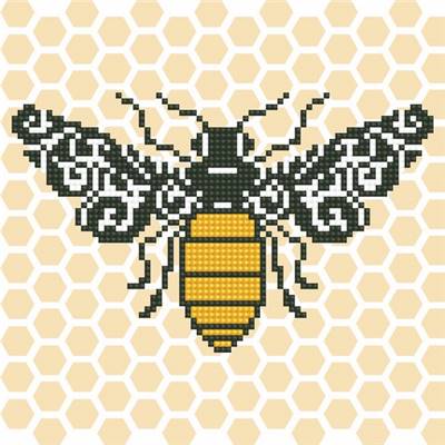 KIT DIAMOND ART DEBUTANT - ABEILLE