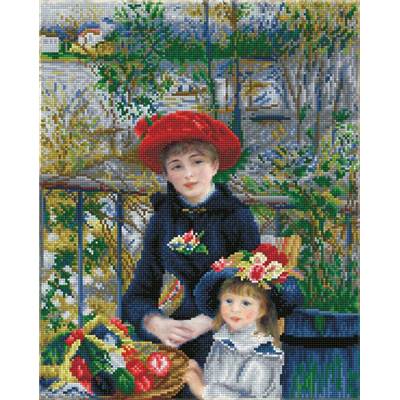 KIT BRODERIE DIAMANT - LES 2 SŒURS D'APRES RENOIR