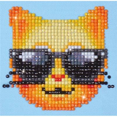 KIT BRODERIE DIAMANT - CHAT COOL 