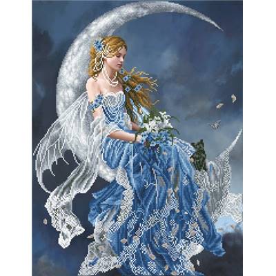 KIT BRODERIE DIAMANT - LUNE FANTAISIE