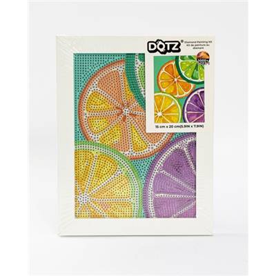 KIT BRODERIE DIAMANT DOTZ - CITRUS SPLASH AVEC CADRE
