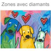 KIT BRODERIE DIAMANT - 3 BONS AMIS 