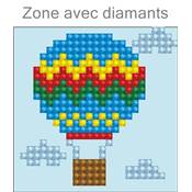 KIT BRODERIE DIAMANT - LA MONTGOLFIERE