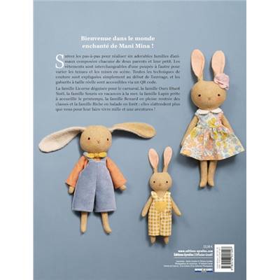 LES ANIMAUX DE MANI MINA - 6 FAMILLES ET LEUR GARDE-ROBE A COUDRE