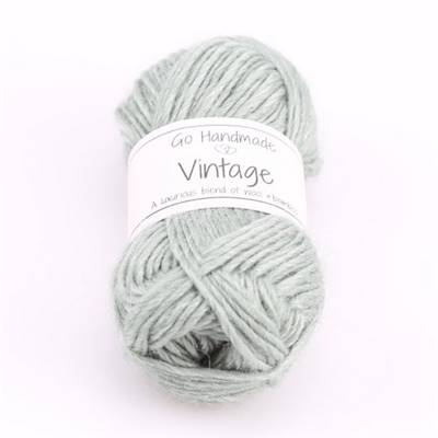 FIL A TRICOTER GOHANDMADE VINTAGE - VERT TENDRE - PELOTE 25 G