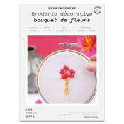 FRENCH'KITS - BRODERIE DÉCORATIVE - BOUQUET DE FLEURS