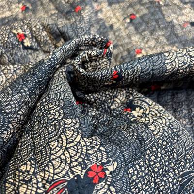 TISSU MATELASSE KURENAI 33780-32A - COTON-POLYESTER  - 110 CM 