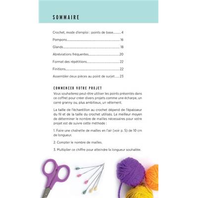 POINTS DE CROCHET - DECOUVREZ LE CROCHET TEXTURE EN 52 CARTES