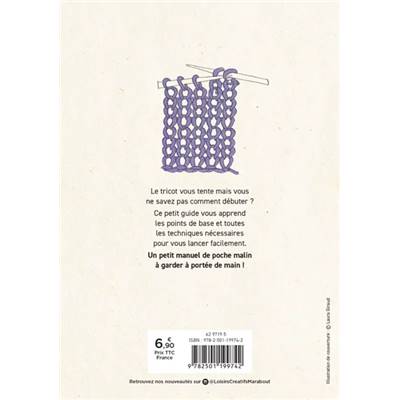 MON P'TIT COURS DE POCHE - LE TRICOT - LES TECHNIQUES DE BASE