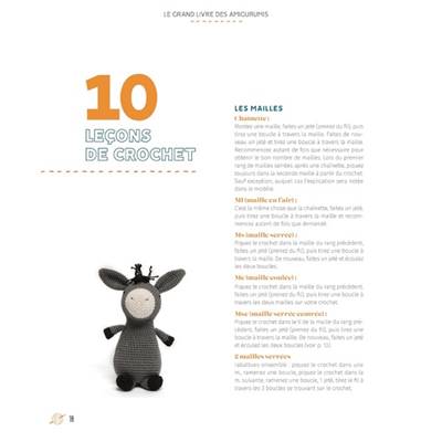 LE GRAND LIVRE DES AMIGURUMIS A CROCHETER - 35 ANIMAUX A REALISER