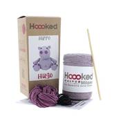 KIT AMIGURUMI HOOOKED - HUGO L'HIPPOPOTAME - ORCHID