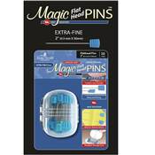 EPINGLES QUILTING A TETE PLATE "EXTRA FINE" MAGIC PINS - BOITE DE 50