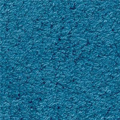 SERVIETTE INVITE EPONGE 100% COTON 33X50cm BLEU TROPICAL