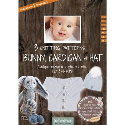 PATRON TRICOT BEBE - CARDIGAN LAPIN BONNET + ACCESSOIRES